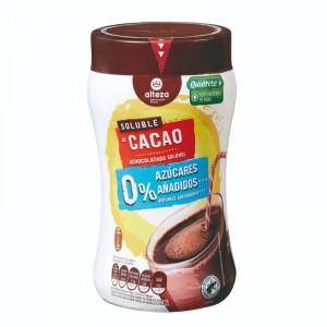 CACAO ALTEZA SOLUBLE 0% AZUCARES AÑADIDOS 450 GRS.