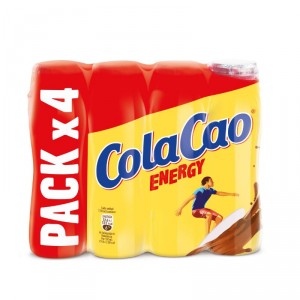 BATIDO CACAO COLA CAO ENERGY PACK 4 UNDS X 188 ML.