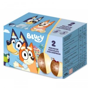 HUEVO SORPRESA BLUEY PACK 2 UNDS X 20 GRS