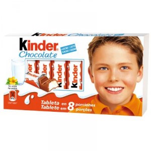 CHOCOLATINA KINDER CHOCOLATE 100 GRS.