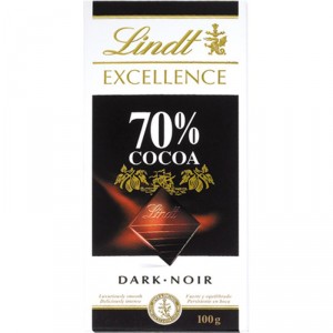 CHOCOLATE LINDT EXCELLENCE 70% CACAO 100 GRS
