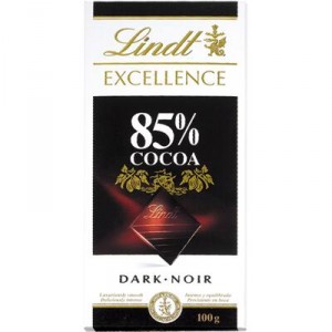 CHOCOLATE LINDT EXCELLENCE NEGRO 85% CACAO 100 GRS
