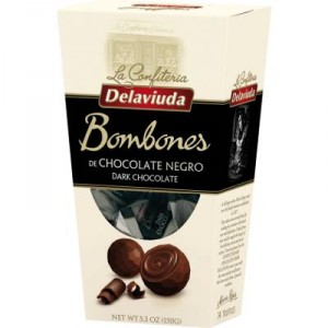 BOMBON DELAVIUDA CHOCOLATE NEGRO 150 GRS