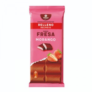 CHOCOLATE ALTEZA RELLENO FRESA 100 GRS