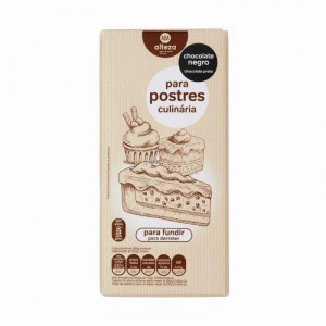 CHOCOLATE ALTEZA NEGRO POSTRES FUNDIR 200 GRAMOS