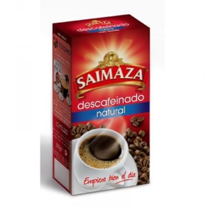 CAFE SAIMAZA MOLIDO NATURAL DESCAFEINADO 250 GRS