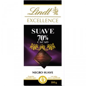 CHOCOLATE LINDT EXCELLENCE 70% CACAO SUAVE  100 GRS.