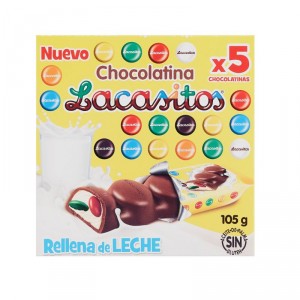 BARRITA LACASITOS CHOCOLATINA PACK 5 X21 GRS.