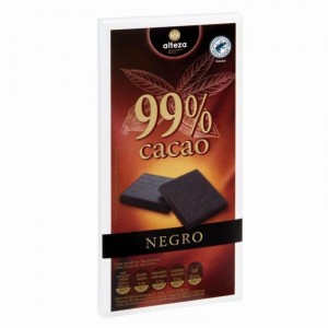 CHOCOLATE ALTEZA NEGRO 99% CACAO 100 GRS