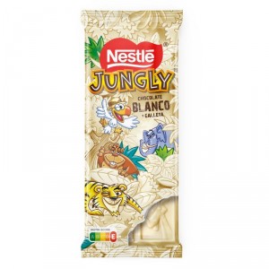 CHOCOLATE NESTLE JUNGLY BLANCO 90 GRS.