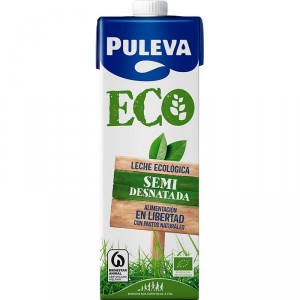 LECHE PULEVA ECOLOGICA SEMIDESNATADA SLIM LITRO