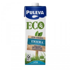 LECHE PULEVA ECOLOGICA ENTERA SLIM LITRO