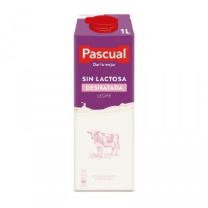 LECHE PASCUAL DESNATADA SIN LACTOSA BRIK LITRO