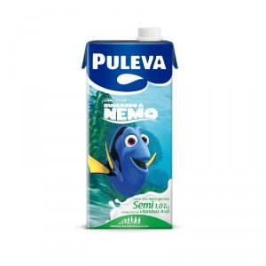 LECHE PULEVA DISNEY 1%MG SEMIDESNATADA LITRO