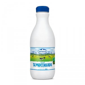 LECHE ASTURIANA SEMIDESNATADA UHT BOT 1,5 LITROS