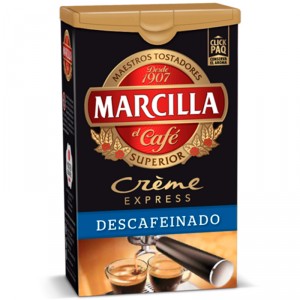 CAFE MARCILLA CREME ESPRESS DESCAFEINADO 250 GRS