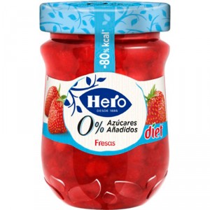 CONFITURA HERO DIET FRESAS 280 GRS