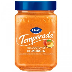 MERMELADA HERO MELOCOTONES DE TEMPORADA 350 GRS