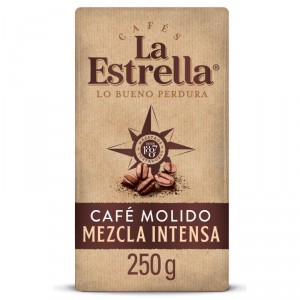 CAFE LA ESTRELLA MOLIDO MEZCLA 50/50 250 GRS