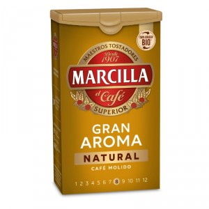 CAFE MARCILLA MOLIDO NATURAL 250 GRS