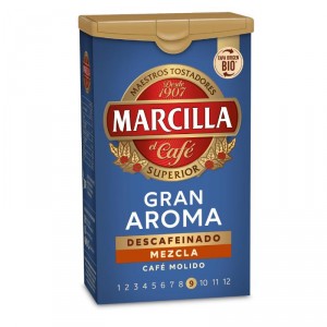 CAFE MARCILLA MOLIDO MEZCLA DESCAFEINADO 200 GRS