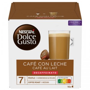 CAFE NESCAFE DOLCE GUSTO CON LECHE DESCAFEINADO 16 X 10 GRS