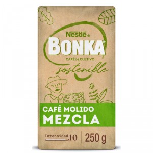 CAFE BONKA MOLIDO MEZCLA 70/30 250 GRS