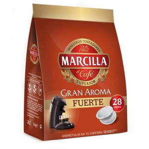 CAFE MARCILLA SENSEO GRAN AROMA FUERTE 28 MONODOSIS