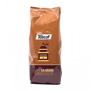 CAFE TOSCAF EN GRANO TORREFACTO 250 GRS