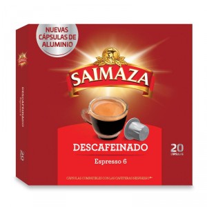 CAFE SAIMAZA DESCAFEINADO 20 CAPSULAS
