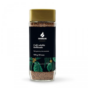 CAFE CANDELAS SOLUBLES LIOFILIZADO NATURAL 100 GRS.