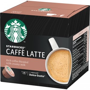 CAFE STARBUCKS CAFFE LATTE BY DOLCE GUSTO 12 CAPS.121,2 GRS.