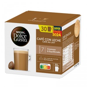 CAFE NESCAFE D.G CAFE CON LECHE 30 CAPSULAS  210GRS