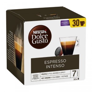 CAFE NESCAFE D.G ESPRESSO INTENSO 30 CAPSULAS 210GRS