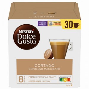 CAFE NESCAFE D.G CORTADO 30 CAPSULAS 210 GRS.