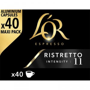 CAFE L'OR ESPRESSO RISTRETTO 40 CAPSULAS 204 GRS