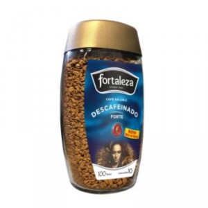 CAFE FORTALEZA SOLUBLE DESCAFEINADO FORTE 200 GRS.