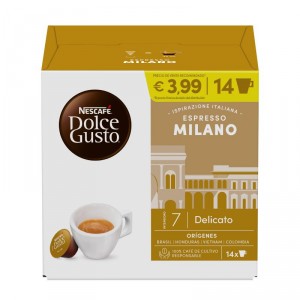 CAFE NESCAFE DOLCE GUSTO MILANO 14 CAPS 86,8 GRS.