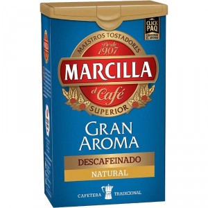 CAFE MARCILLA MOLIDO NATURAL DESCAFEINADO 200 GRS