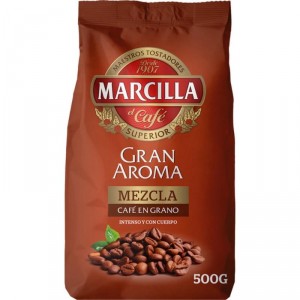 CAFE MARCILLA EN GRANO MEZCLA 500 GRS