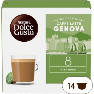 CAFE NESCAFE D.G GENOVA 14 CAPSULAS  86,8 GRS