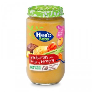 TARRITO HERO POLLO-TERNERA-VERDURA 235 GRS