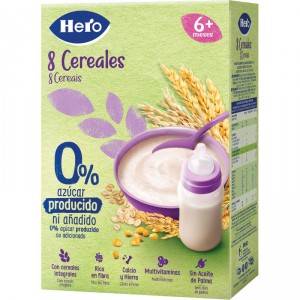 PAPILLA HERO BABY 8 CEREALES 340 GRS