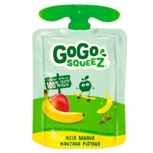 FRUTA BATIDA GOGOS SQUEEZ PLATANO 90 GRS.