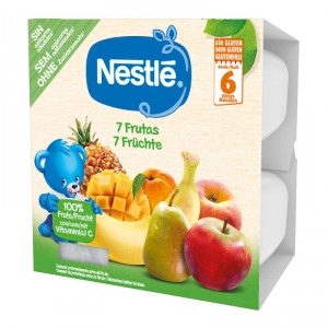 TARRITO CUPS NESTLE 7 FRUTAS PACK 4 X 100 GRS.