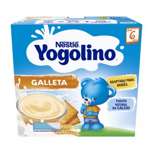 YOGOLINO NESTLE NATILLAS GALLETA  P-4X100GR