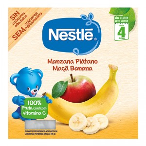 TARRITO CUPS NESTLE MANZANA-PLATANO  PACK 4 X 100 GRS.