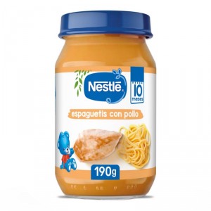 TARRITO NESTLE ESPAGUETIS CON POLLO 190 GRS