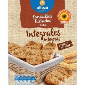 PANECILLOS ALTEZA TOSTADOS INTEGRALES 225 GRS