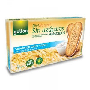 GALLETA GULLON ZERO SANDWICH YOGURT S/AZUCAR 220 GRS